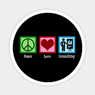 Peace Love Consulting Magnet